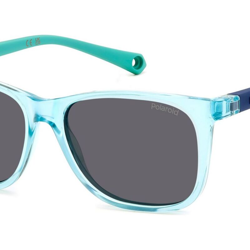 Polaroid PLD 8058/S Azure/ Grey Polarized Sunglasses Polaroid PLD 8058/S Azure/ Grey Polarized Sunglasses