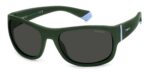 Polaroid Men's PLD 8064/S Green/ Grey Polarized Sunglasses