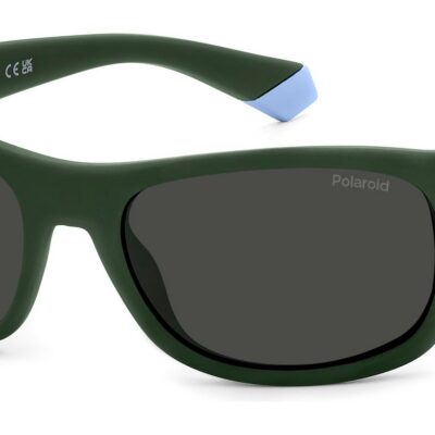 Polaroid Men's PLD 8064/S Green/ Grey Polarized Sunglasses