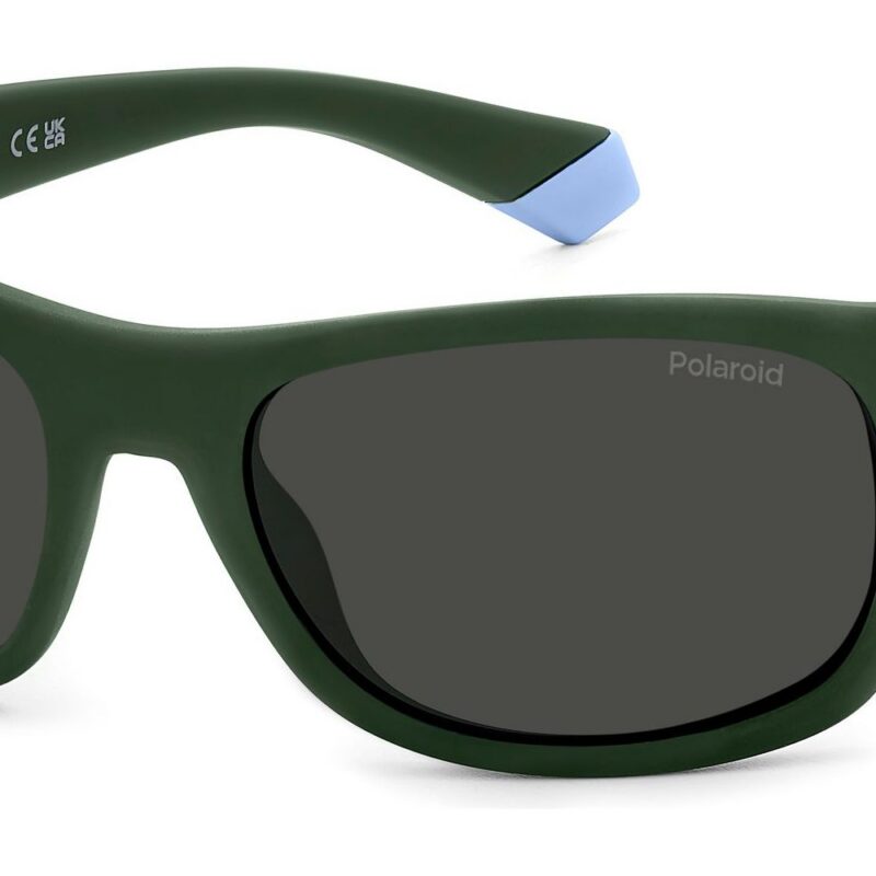 Polaroid Men's PLD 8064/S Green/ Grey Polarized Sunglasses
