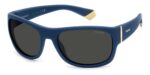 Polaroid Men's PLD 8064/S Blue/Grey Polarized Sunglasses