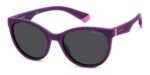 Polaroid Men's PLD 8065/S Violet/ Grey Polarized Sunglasses