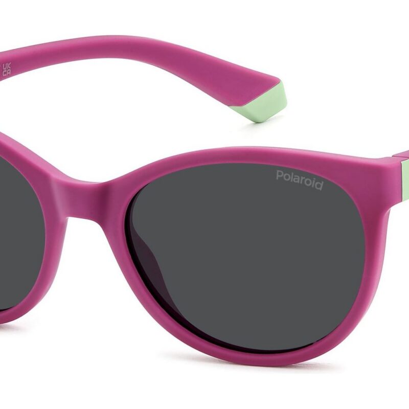 Polaroid Men's PLD 8065/S Cyclamen/ Grey Polarized Sunglasses