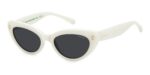 Polaroid PLD 8068/S White/ Grey Polarized Sunglasses