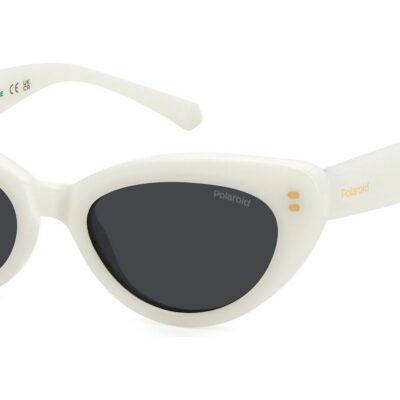 Polaroid PLD 8068/S White/ Grey Polarized Sunglasses