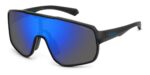 Polaroid PLD 8070/S Matte Black Blue/ Blue Mirror Polarized Sunglasses