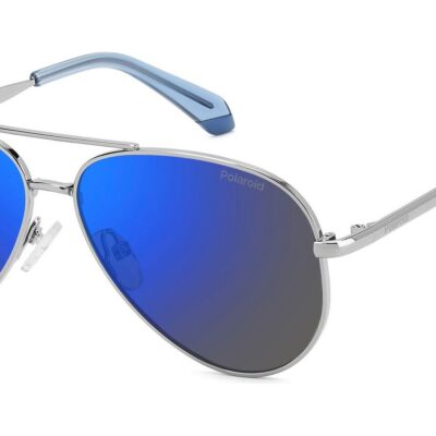 Polaroid PLD 8073/S Ruthenium Blue/ Blue Mirror Polarized Sunglasses