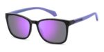 Polaroid PLD 8077/S Black Lilac/ Violet Mirror Polarized Sunglasses