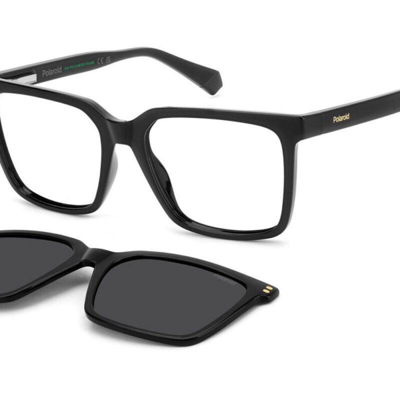 Polaroid Men's PLD D556/C Black/ Yellow Polarized Sunglasses