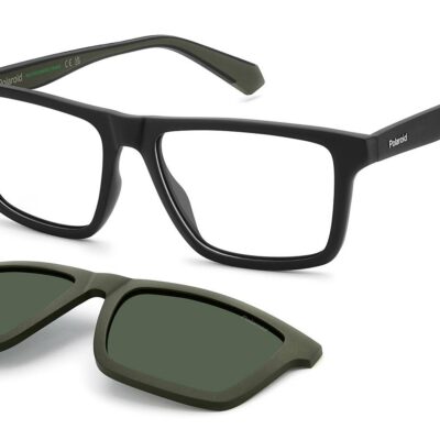 Polaroid Men's PLD D590/C Matte Black Green/ Green Polarized Sunglasses