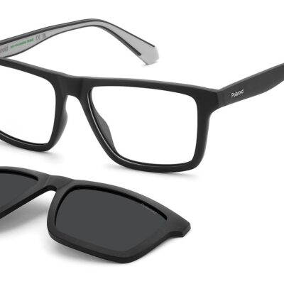 Polaroid Men's PLD D590/C Matte Black Grey/ Grey Polarized Sunglasses