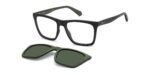 Polaroid Men's PLD D591/C Matte Black Green/ Green Polarized Sunglasses