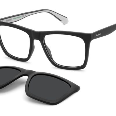 Polaroid Men's PLD D591/C Matte Black Grey/ Grey Polarized Sunglasses