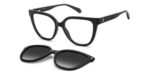 Polaroid Women's PLD D596/C Black Grey/ Grey Polarized Sunglasses