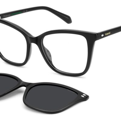 Polaroid Women's PLD D603/C Black/ Yellow Polarized Sunglasses