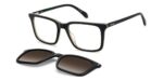 Polaroid Men's PLD D604/C Black Beige/ Brown Shaded Polarized Sunglasses