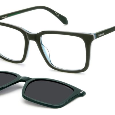 Polaroid Men's PLD D604/C Green/ Grey Polarized Sunglasses