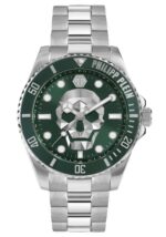 PHILIPP PLEIN THE $KULL DIVER - GREEN Watch Men's