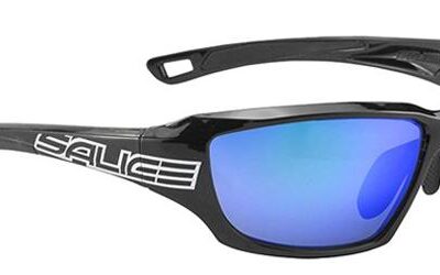 Salice Men's 003 Black/Rw Blue Idro Cat.3 Sunglasses