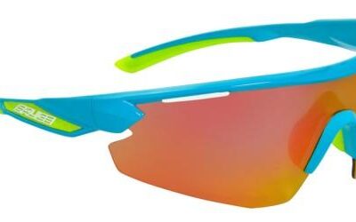 Salice Men's 012 Turquoise/Rw Red Idro Cat.3 + Clear Lens Cat.0 Sunglasses