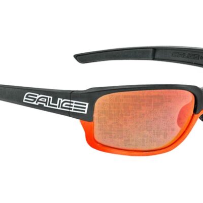 Salice Men's 017 Black - Orange/Rwp Red Idro Polarflex Cat.3 + Radium Lens Cat.1 + Clear Lens Cat.0 Sunglasses