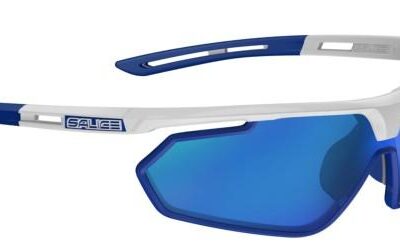 Salice Men's 018 White - Blue/Rwp Blue Idro Polarflex Cat.3 + Radium Lens Cat.1 + Clear Lens Cat.0 Sunglasses