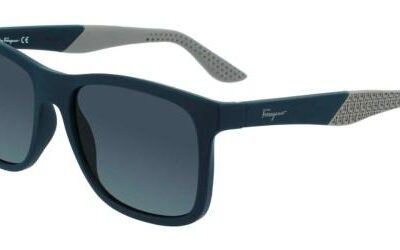 Salvatore Ferragamo SF1028S Blue/Grey Blue Shaded Sunglasses