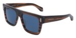 Salvatore Ferragamo SF2063SE Striped Brown/Blue Sunglasses