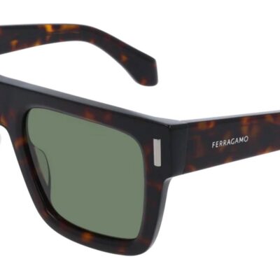 Salvatore Ferragamo SF2063SE Dark Tortoise/Light Brown Sunglasses