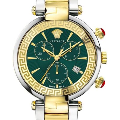 Versace Men's 41mm Ss Ip Gold Watch (VE2M00521)