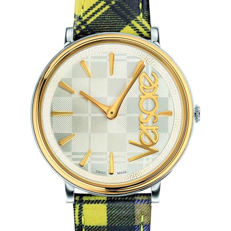 Versace Unisex 38mm Ss Ip Gold Watch (VE8100118) Versace Unisex 38mm Ss Ip Gold Watch (VE8100118)