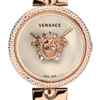 Versace Women's 34mm Ss Ip Rose Gold Watch (VECQ00718)