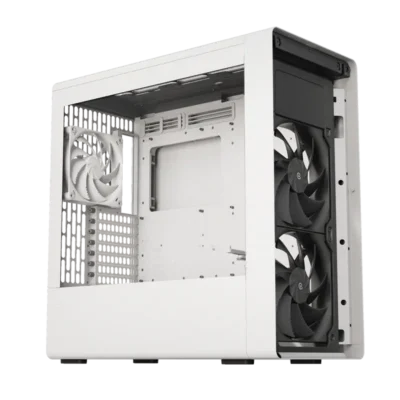 Aerocool HAVN BF 360 Flow White EATX case - Adjustable GPU Bracket - Supports up to 7 fans (2x180, 1x140mm incl)