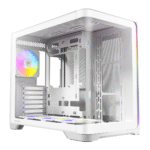 Antec C5 CURVED ARGB ATX, Micro-ATX, ITX ARGB Dual Chamber Mid-Tower Gaming Chassis - White