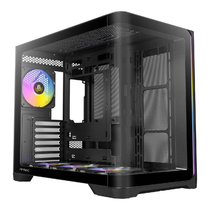 Antec C5 CURVED ARGB ATX, Micro-ATX, ITX ARGB Dual Chamber Mid-Tower Gaming Chassis - Black