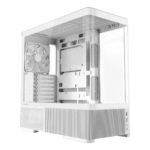 Antec C6 CURVED AIR ATX, Micro-ATX, ITX Mid-Tower Gaming Chassis - White