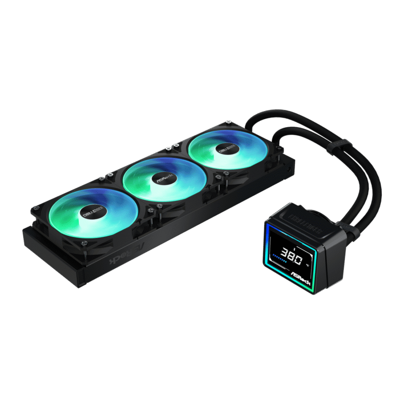 ASRock Challenger 360 Digital AIO Liquid Cooler - Black