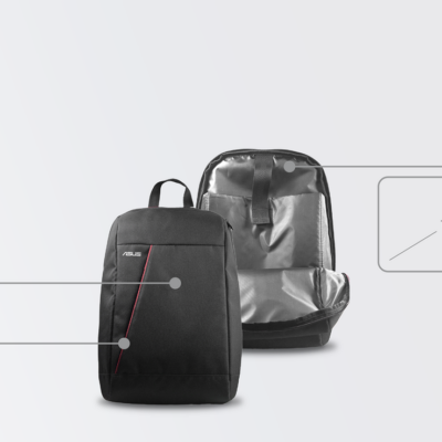 ASUS NEREUS BACKPACK, BLACK, FITS UP TO 16