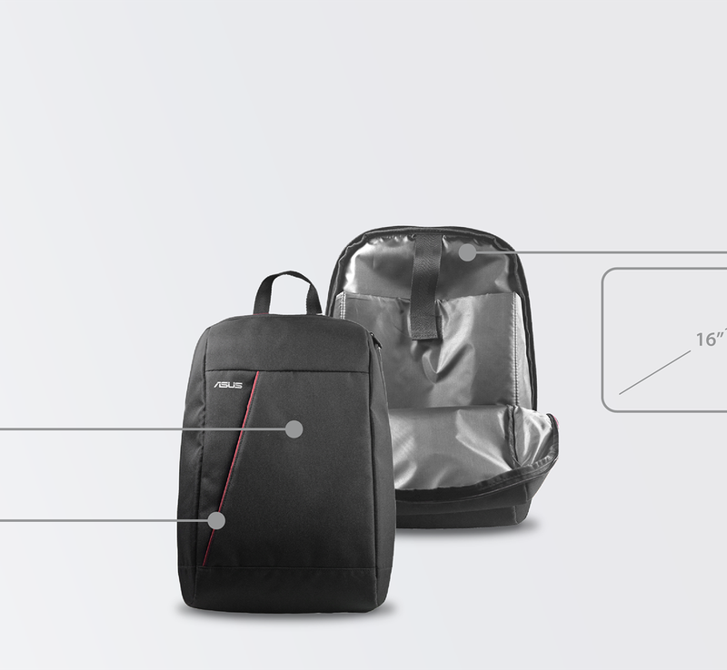 ASUS NEREUS BACKPACK, BLACK, FITS UP TO 16 ASUS NEREUS BACKPACK, BLACK, FITS UP TO 16