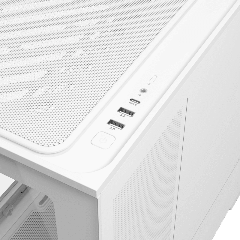 ASUS Prime AP202 ARGB mATX White Chassis