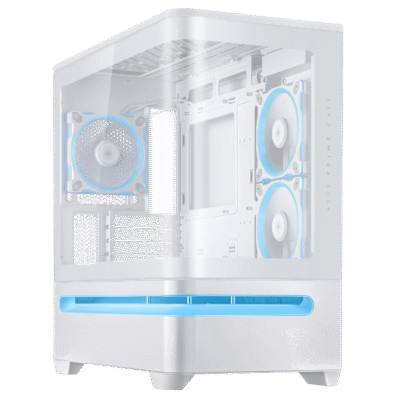 ASUS Prime AP202 ARGB mATX White Chassis