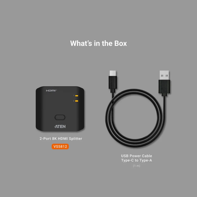 ATEN 2-Port 8K HDMI Splitter