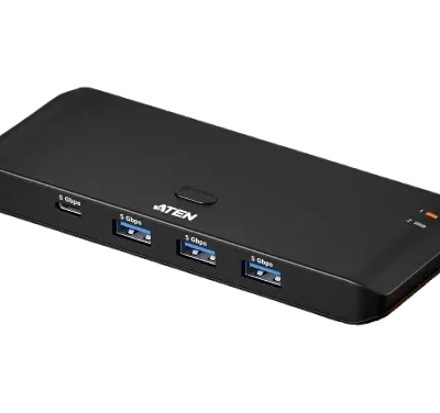 ATEN 2 x 4 USB 3.2 Gen 1 Sharing Switch
