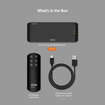 ATEN 4-Port True 4K HDMI Switch