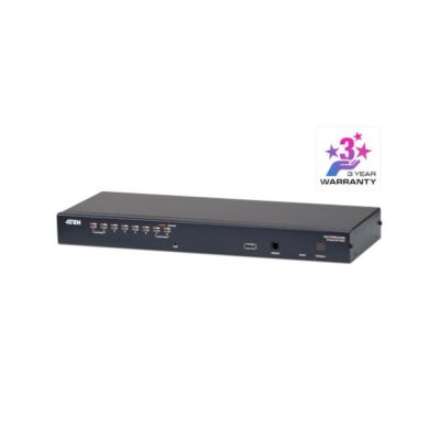 ATEN 8-Port Cat 5 KVM Switch W/Daisy-Chain/W/(US/EU/OUT) CORD ATEN ALTUSEN - 8-Port Multi-Interface (DisplayPort, HDMI