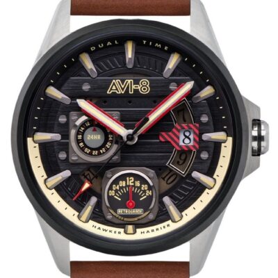 AVI-8 Men's Stainless Steel Watch (AV-4098-02)