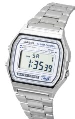 Casio Women's 6mm Stainless Steel Watch (A158WEA-7)