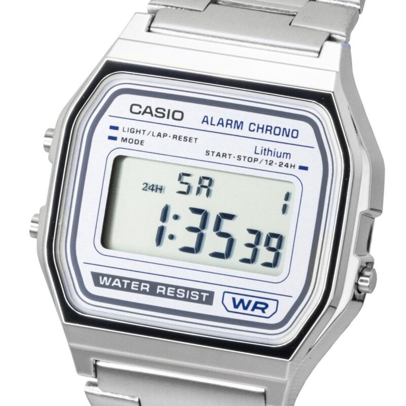 Casio Women's 6mm Stainless Steel Watch (A158WEA-7)