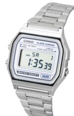 Casio Women's 6mm Stainless Steel Watch (A158WEA-7)
