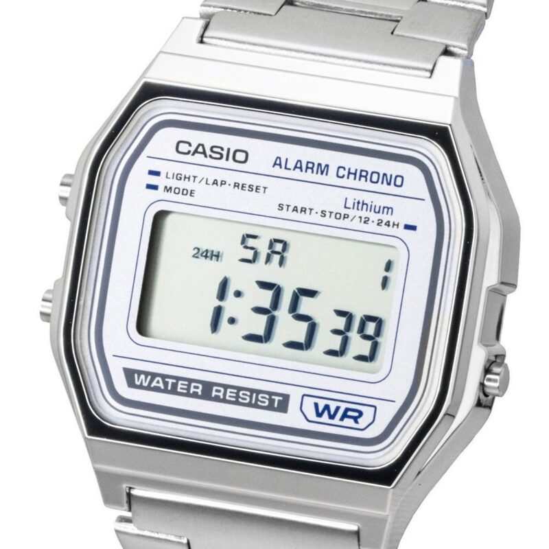 Casio Women's 6mm Stainless Steel Watch (A158WEA-7)